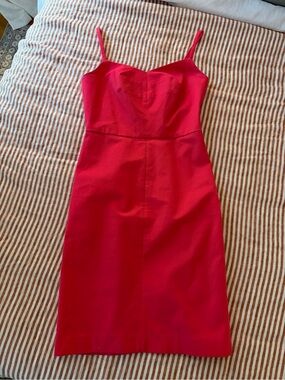 Banana Republic Hot Pink Spaghetti-Strap Dress
